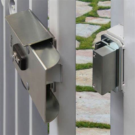 electric gate lock with control box|electric locks for outside gates.